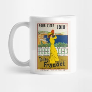 Pour l'ete. Toiles Fraudet Vintage Poster 1910 Mug